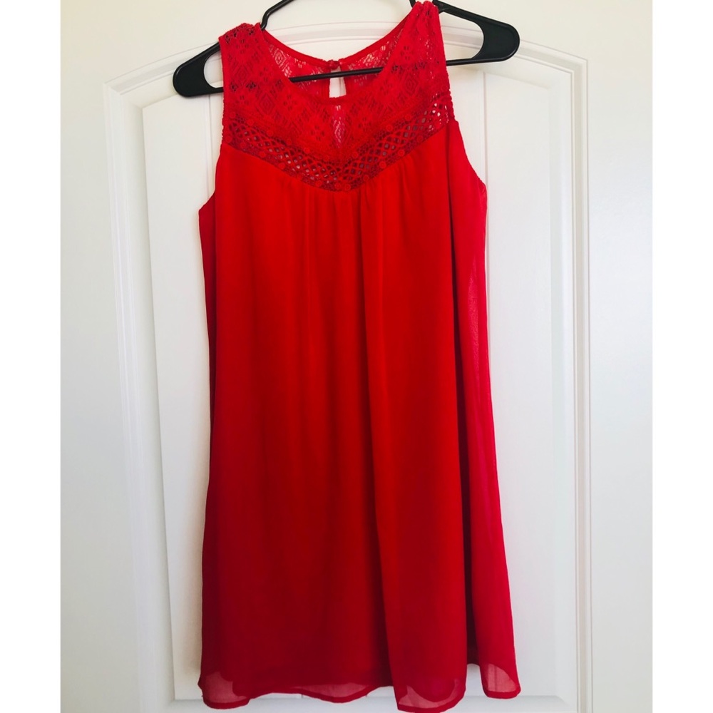 As U Wish Cherry Red Dress